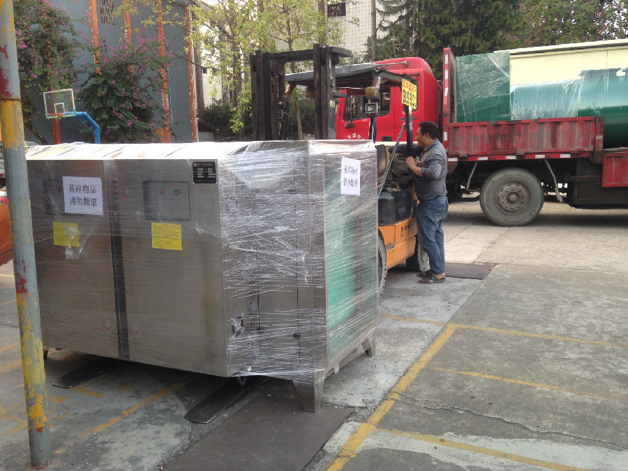 启绿环保科技 光解催化除臭设备出货暨油墨研发新进展